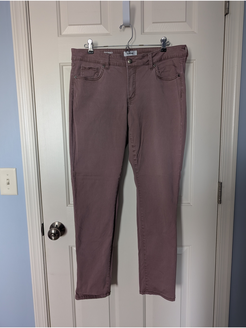 Sonoma Skinny Pants in Dusty Mauve